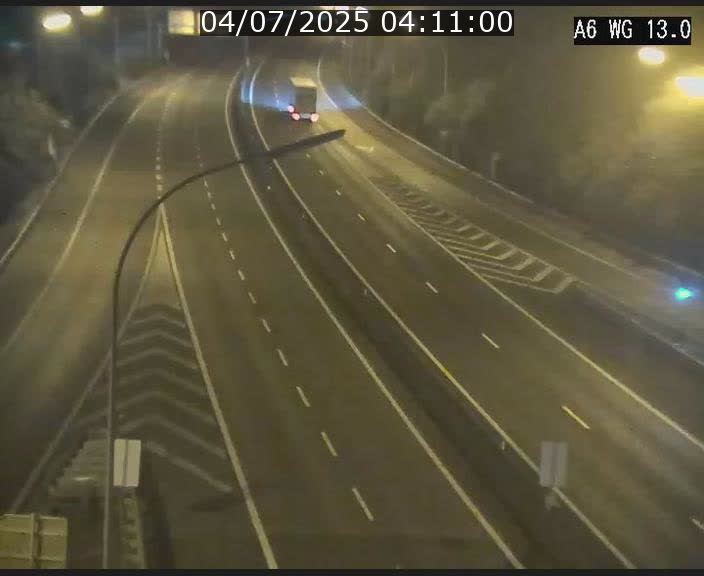 Traffic live webcam Luxembourg Mamer - A6 - BK 13 - direction Luxembourg/France/Allemagne