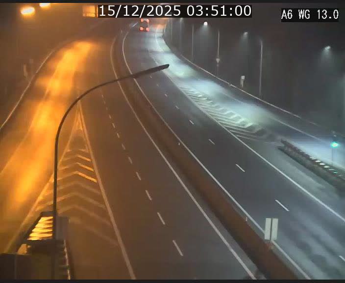 Traffic live webcam Luxembourg Mamer - A6 - BK 13 - direction Luxembourg/France/Allemagne