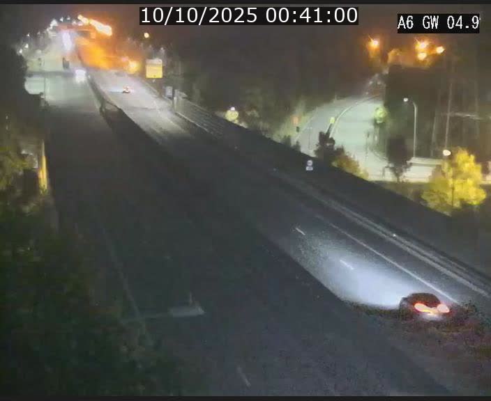 Traffic live webcam Luxembourg Croix de Cessange - A6 - BK 4.9 - direction Belgique