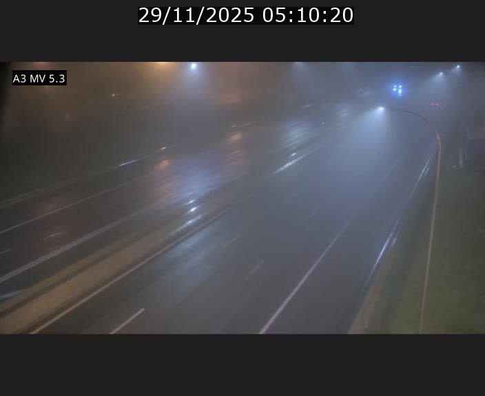 Webcam à l'Aire de Berchem au Luxembourg sur l'A3. Vue orientée vers la France