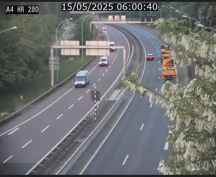 Webcam traffic A4 Luxembourg - BK 0.2 - P+R Bouillon (direction Luxembourg)
