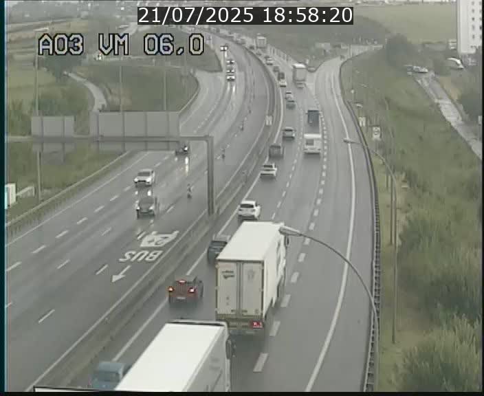 Traffic live webcam Luxembourg Aire de Berchem - A3 - BK 6 - direction France