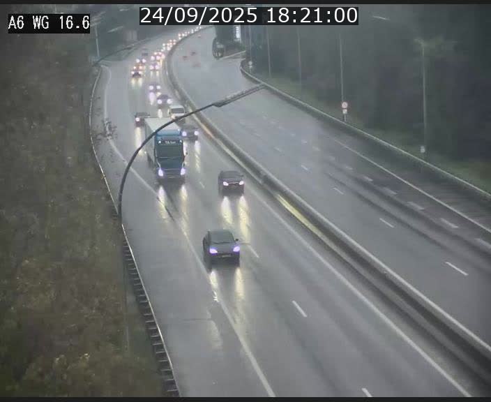 Traffic live webcam Luxembourg Aire de Capellen - A6 - BK 16.6 - direction Luxembourg/France/Allemagne