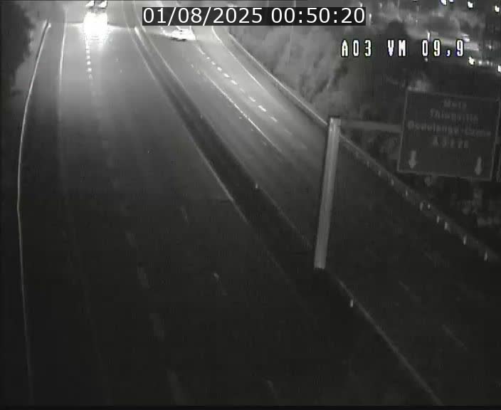 Webcam Autoroute à la Croix de Bettembourg - A3 - BK 9.9 - direction France