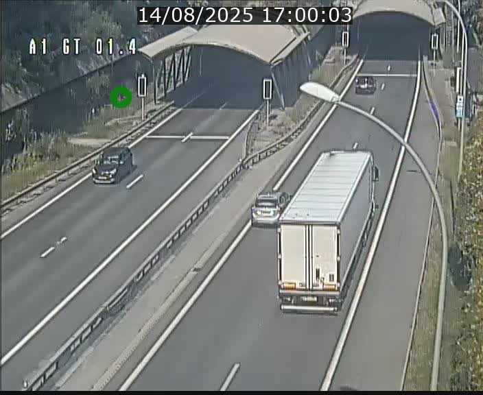 Traffic live webcam Luxembourg Hesperange - A1 direction Kirchberg - BK 1.4