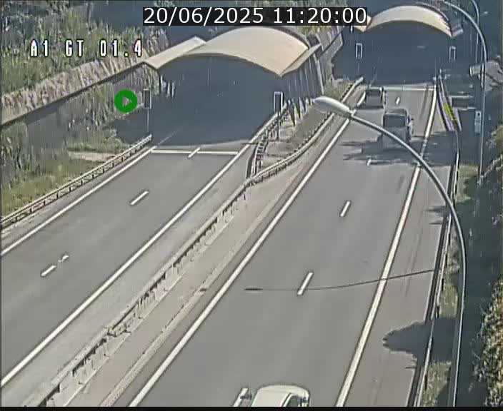 Traffic live webcam Luxembourg Hesperange - A1 direction Kirchberg - BK 1.4