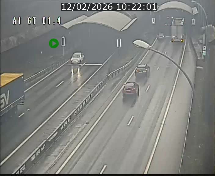 Traffic live webcam Luxembourg Hesperange - A1 direction Kirchberg - BK 1.4
