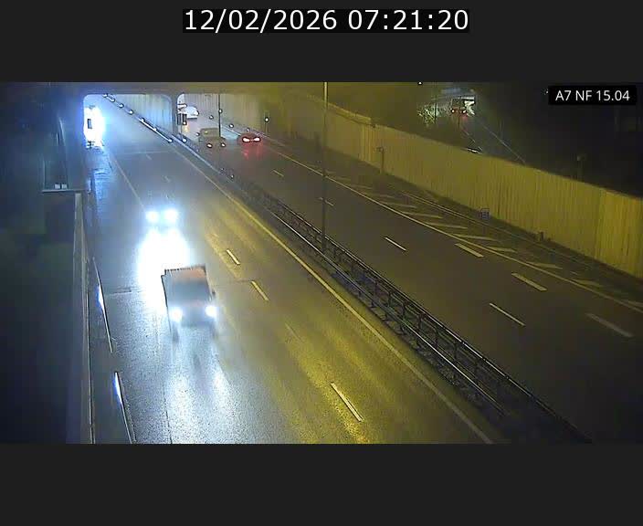 Caméra trafic Luxembourg - A7, Tunnel Mersch, entrée sud, direction Ettelbruck