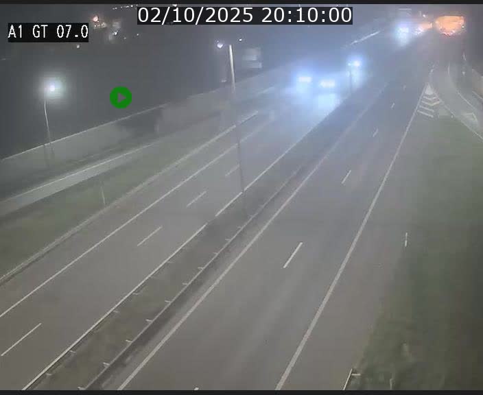 Traffic live webcam Luxembourg Cents - A1 direction Kirchberg - BK 7