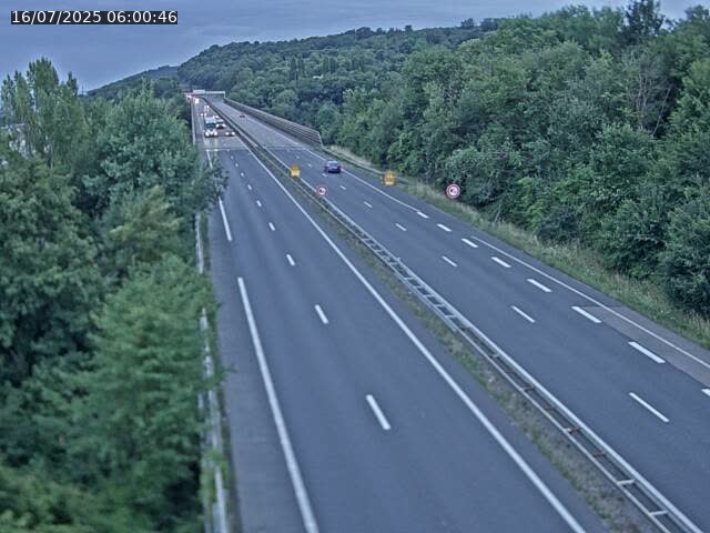 Caméra autoroute France - A30, Hayange direction Metz