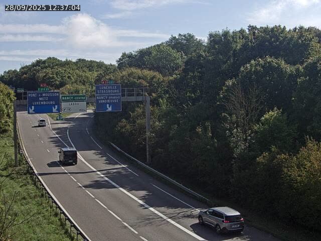 Caméra autoroute France - Biffurcation A31/A33, Laxou direction Nancy