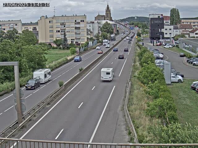 Caméra autoroute France - A31, Thionville direction Metz