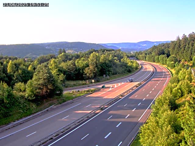 Caméra autoroute France - N57, Côte de la demoiselle direction Remiremont