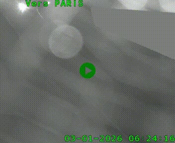 Caméra routière sur l'autoroute A20 à Saint-Pardoux-l'Ortigier, à la jonction avec l'A89. Vue orientée vers Paris