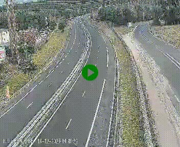 Caméra autoroute A75 à hauteur du col du rocher blanc en direction de Montpellier