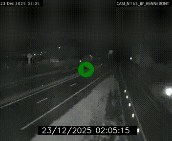 Webcam sur la N165 à hauteur de Hennebont, au nord de Lorient