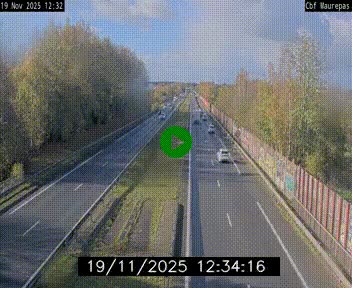 Webcam sur le périphérique de Rennes (N136) à hauteur de Maurepas, au nord de la ville