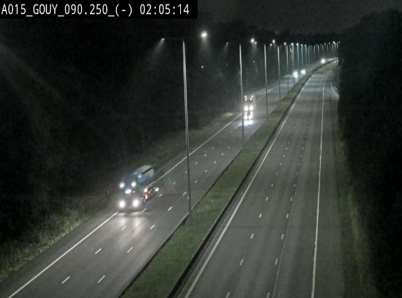 Webcam autoroute Belgique - Gouy-lez-piéton - E42 - BK 90.3
