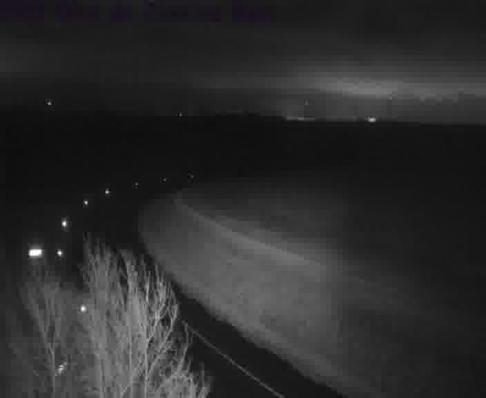 Webcam sur la D603 située en haut de la Côte de Zimming. Vue orientée vers Saint-Avold.