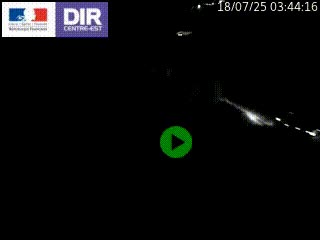 Webcam traffic à Grenoble-sud sur l'autoroute A480. Vue orientée vers l'entrée et la sortie de Grenoble