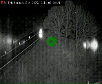 Webcam à hauteur du Leclerc Normanville sur la N154. Vue orientée vers Rouen