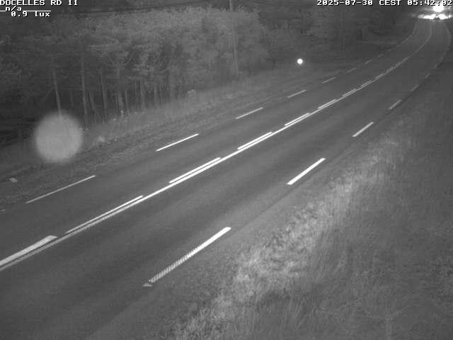 Webcam à 424 mètres d'altitude dans la Tranchée de Docelles dans les Vosges, à proximité d'Epinal sur la route de Gerardmer (D11)