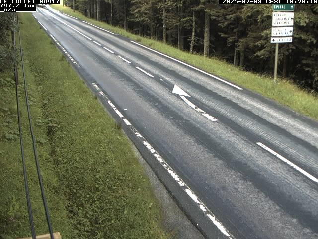 Caméra du Collet sur la route de Colmar (D417)