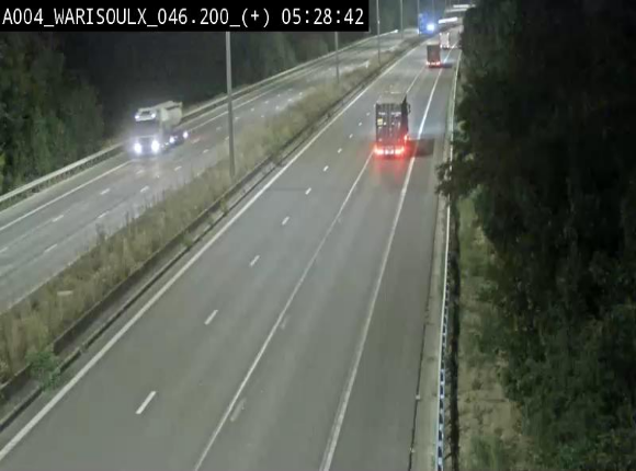 Webcam autoroute Belgique - Warissoulx - E411 - BK 46.2