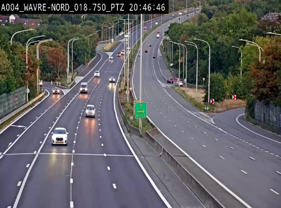 Webcam traffic E411(A4) - BK 18.7 - Bierges (Wavre Nord)