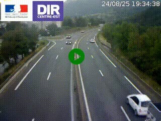 Caméra sur la Nationale 90 (N90) à La Léchère, en direction et à proximité d'Albertville