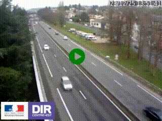 Webcam routière à Le Chambon-Feugerolles sur la RN88 entre Firminy et Saint-Etienne