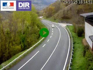 Caméra trafic sur la N90 à Bourg-Saint-Maurice, en provenance d'Aoste et en direction d'Albertville