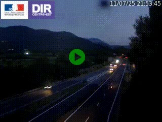 Caméra trafic à Meylan sur la Rocade-Sud de Grenoble en direction d'Aix-en-Provence