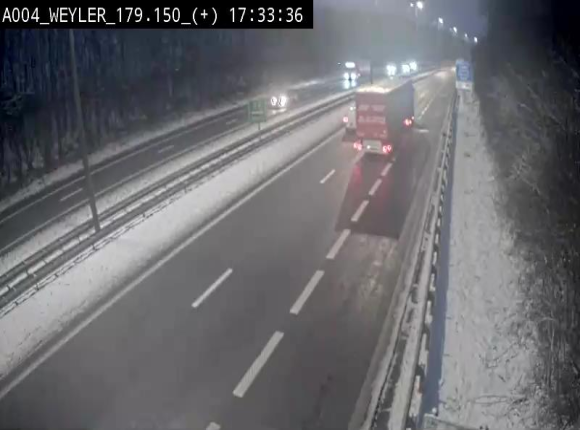 Webcam juste après la sortie 31 Arlon qui permet de rejoindre l'E411 depuis la N82