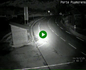 Webcam Col du Puymorens sur N320, en direction de Pas de la Casa (Andorre)