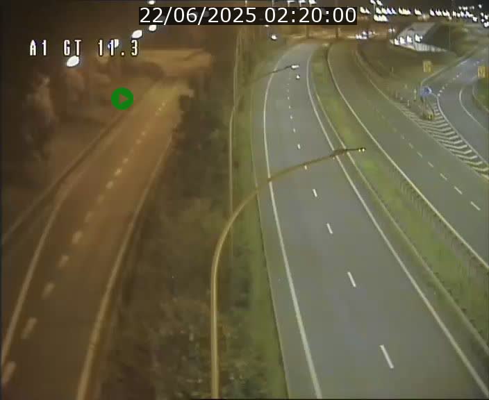 Traffic live webcam Luxembourg Senningerberg - A1 direction Allemagne - BK 11.3