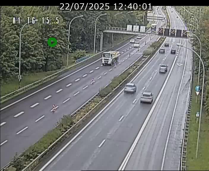Traffic live webcam Luxembourg Munsbach - A1 direction Luxembourg - BK 15.5