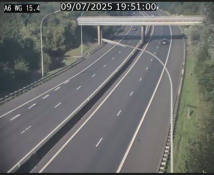 Traffic live webcam Luxembourg Capellen - A6 - BK 15.4 - direction Luxembourg/France/Allemagne