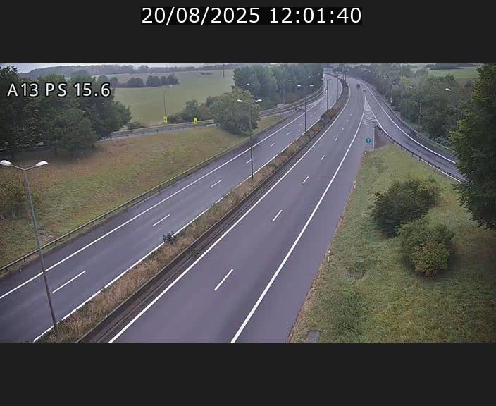 Traffic live webcam Luxembourg Kayl - A13 direction Dudelange - BK 15.6
