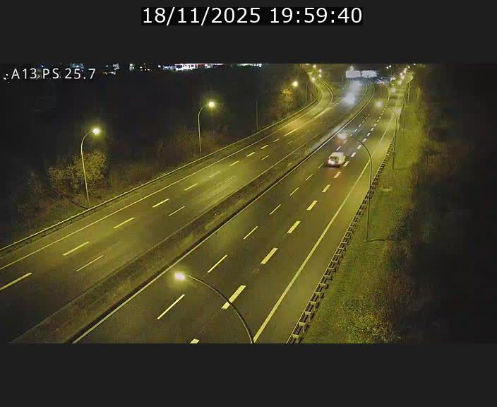 Traffic live webcam Luxembourg Frisange - A13 direction Allemagne - BK 26