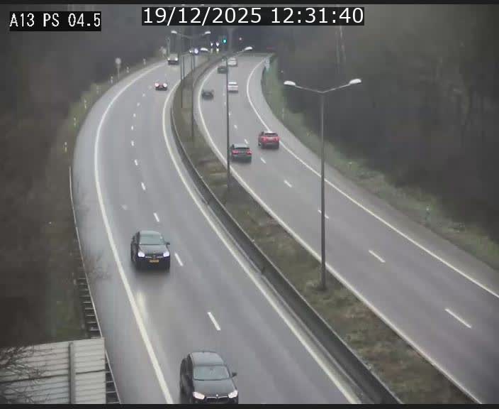 Traffic live webcam Luxembourg Differdange - A13 direction Esch-sur-Alzette - BK 4.5