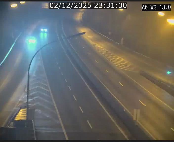Traffic live webcam Luxembourg Mamer - A6 - BK 13 - direction Luxembourg/France/Allemagne