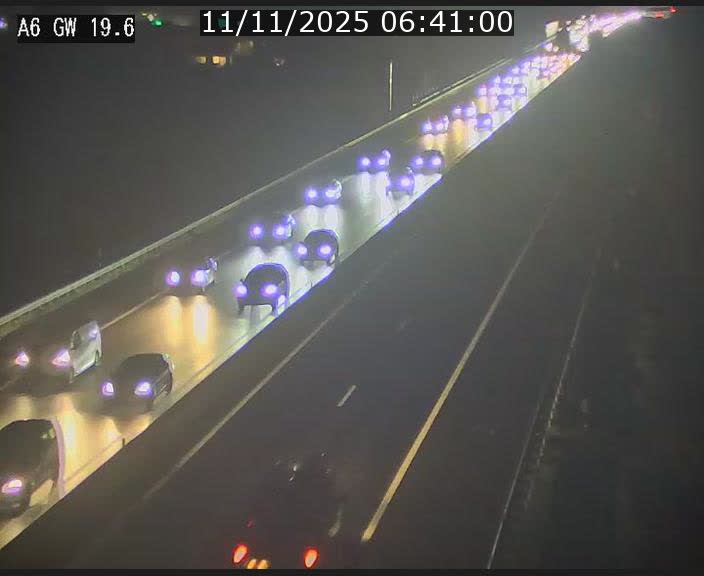 Traffic live webcam Luxembourg - Steinfort - A6 - BK 19.6 - direction Belgique