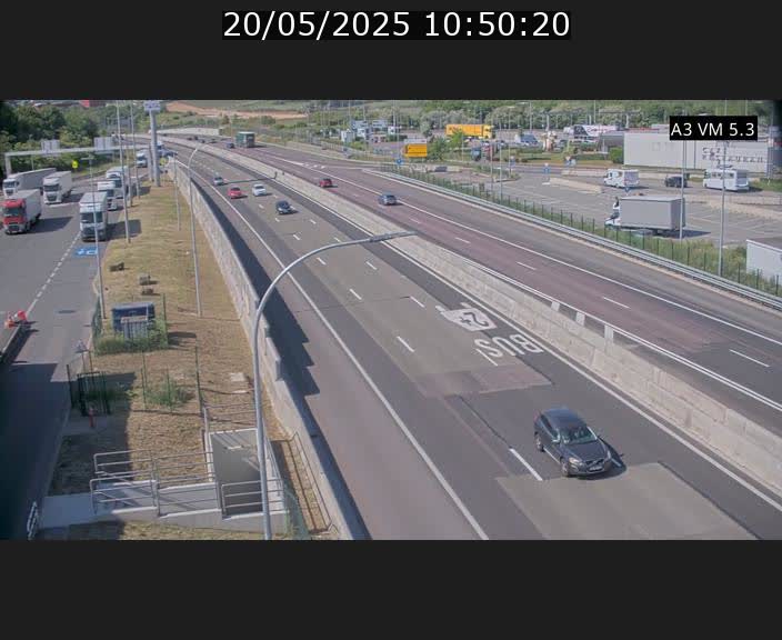 Traffic live webcam Luxembourg Aire de Berchem - A3 - BK 5 - direction France
