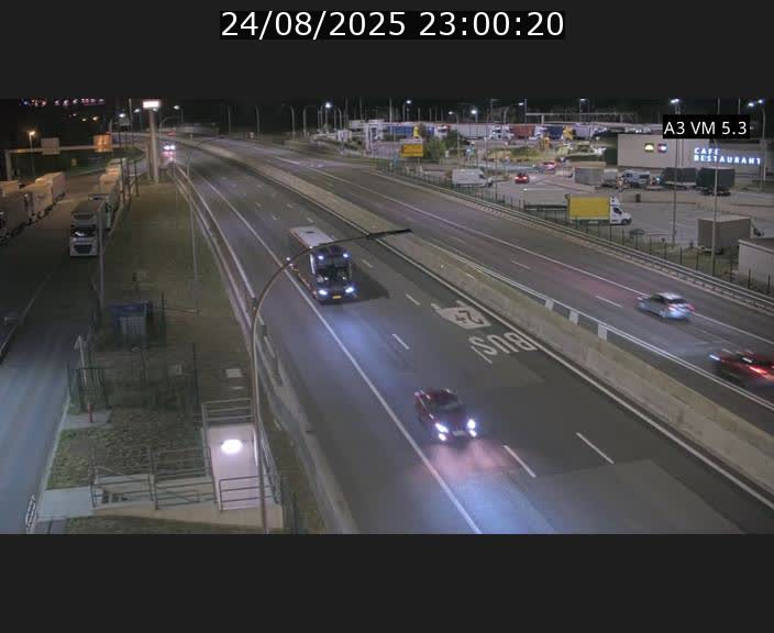 Traffic live webcam Luxembourg Aire de Berchem - A3 - BK 5 - direction France