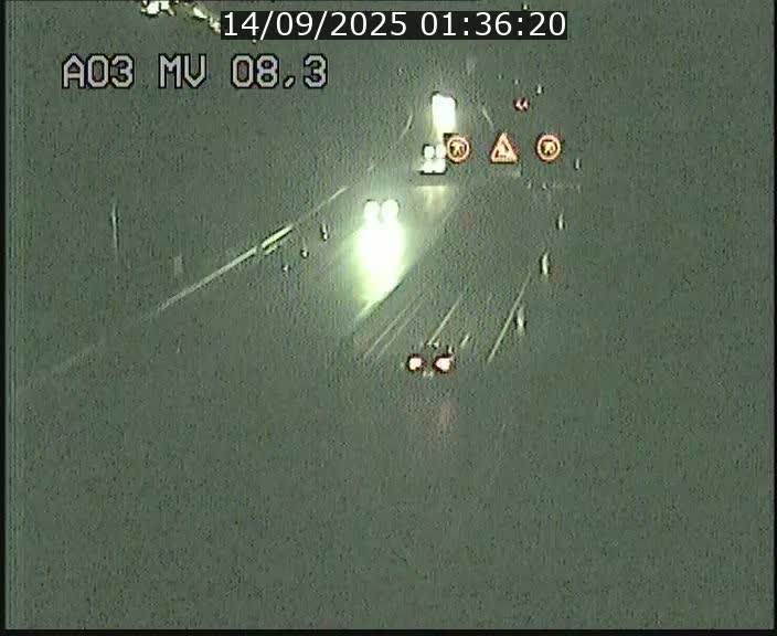 Webcam Autoroute après la Croix de Bettembourg en direction de Luxembourg sur l'A3