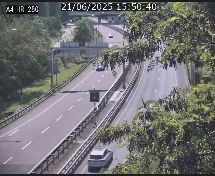 Webcam traffic A4 Luxembourg - BK 0.2 - P+R Bouillon (direction Luxembourg)