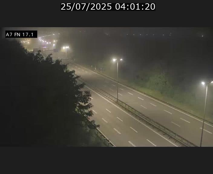 Caméra trafic Luxembourg - A7, Merscherbierg direction Mersch