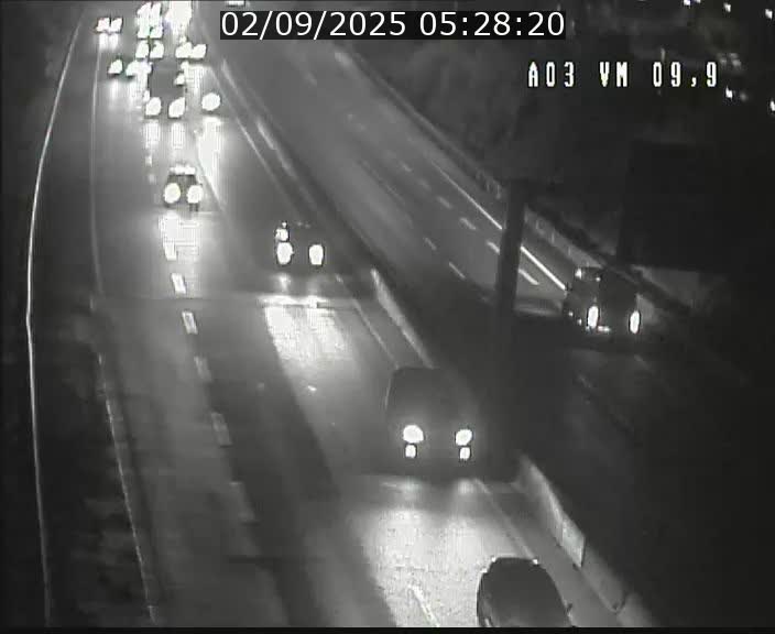 Webcam Autoroute à la Croix de Bettembourg - A3 - BK 9.9 - direction France