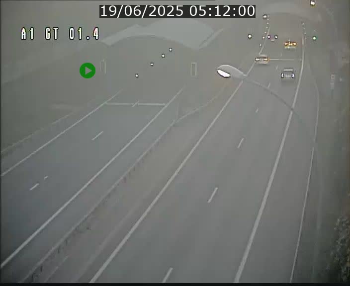 Traffic live webcam Luxembourg Hesperange - A1 direction Kirchberg - BK 1.4